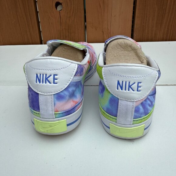 Nike Womans Slip-On Tie-Dye Sneakers US 10 Multicolor Canvas & Rubber - Picture 5 of 9